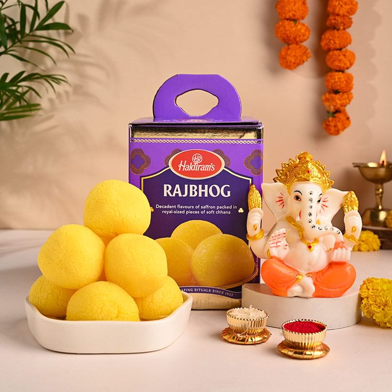 Auspicious Ganesha With Rajbhog-Australia