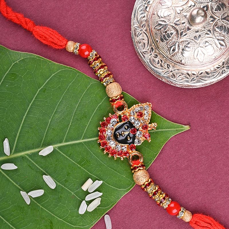 Auspicious Kanha Ji Rakhi: Divine Rakhi to germany