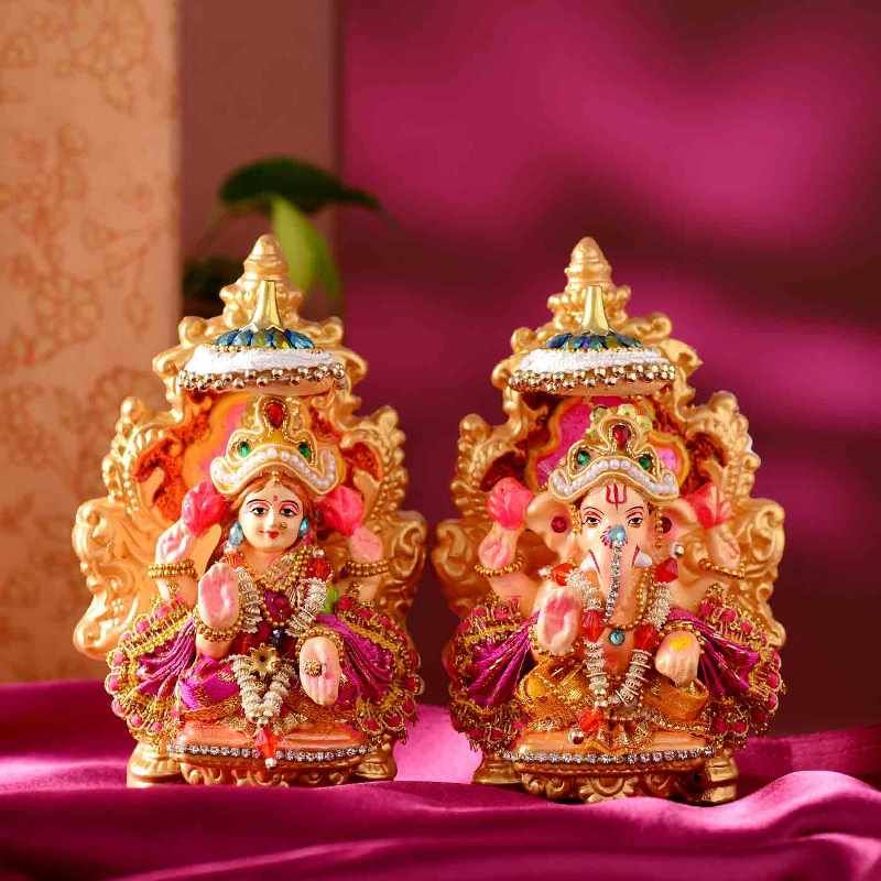 Auspicious Laxmi Ganesha Idol