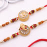 Order Auspicious Om N Ganesha Blessings Rakhi Duo Online 