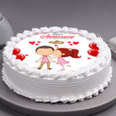 Order Online Anniversary Cake for Husband
