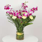 Awesome Orchids N Carnations Combo