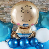 Baby Boy Balloon Bouquet