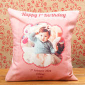 First B'day Cushion - Birthday Gift