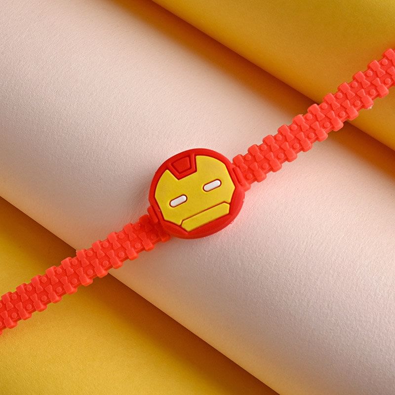 Buy Superhero Rakhi for Kids Online - Baby Iron Man Rakhi
