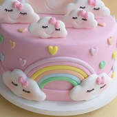 Buy Baby Pink Unicorn 1st B'day Kids Cake