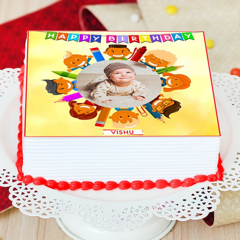 Kids Photo Cake