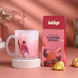 Almond Rocks with Frosted Mug