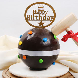 Ball of Chocolaty Passion, Chocolate Pinata Cake for Birthday
