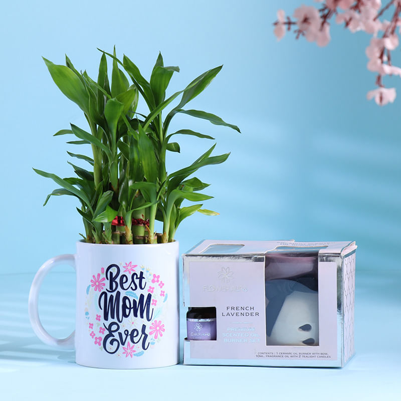 Bamboo In Best Mom Mug With Lavender Oil