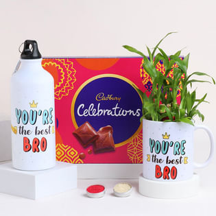 Bamboo In Mug Sipper N Chocolates