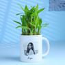 Bamboo Plant In A Personalised Mug For Her