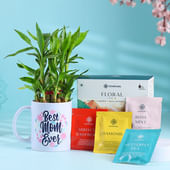 Bamboo Plant in Best Mom Ever Mug N Tea