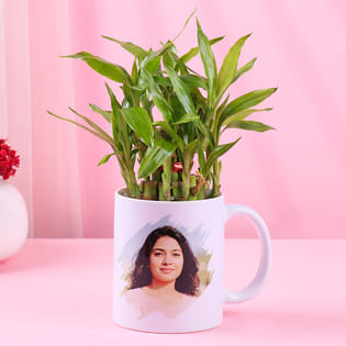 Bamboo Plant In Strong Woman Mug