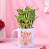 Bamboo Plant In You Are Special Photo Mug