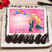 Barbie Cake For Birthday Celebration