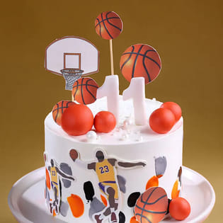Basketbal Fever Theme Cake