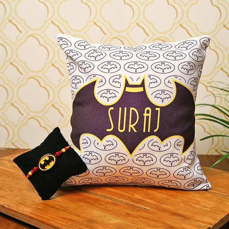 Batman Personalised Rakhi Combo