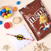 Order Batman Rakhi With Chocolate Candies