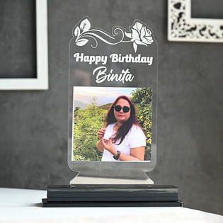 Bday Acrylic Led Photo Lamp