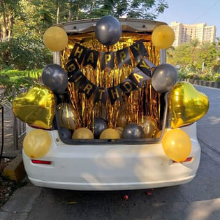 Bday Surprise In Car Boot