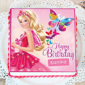 Barbie Birthday Poster Cake