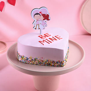 Be Mine Heart Cake