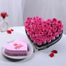 Be Mine Roses N Choco Cake Combo