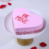 Be Mine Heart Cake