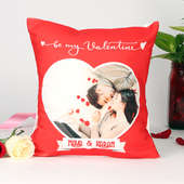 Valentines Love Cushion, Valentine Personalised Gift