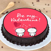 Be My Valentine Poster Cake