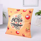 Printed Cushion For Valentines Day