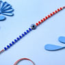 Beaded Evil Eye Single Rakhi