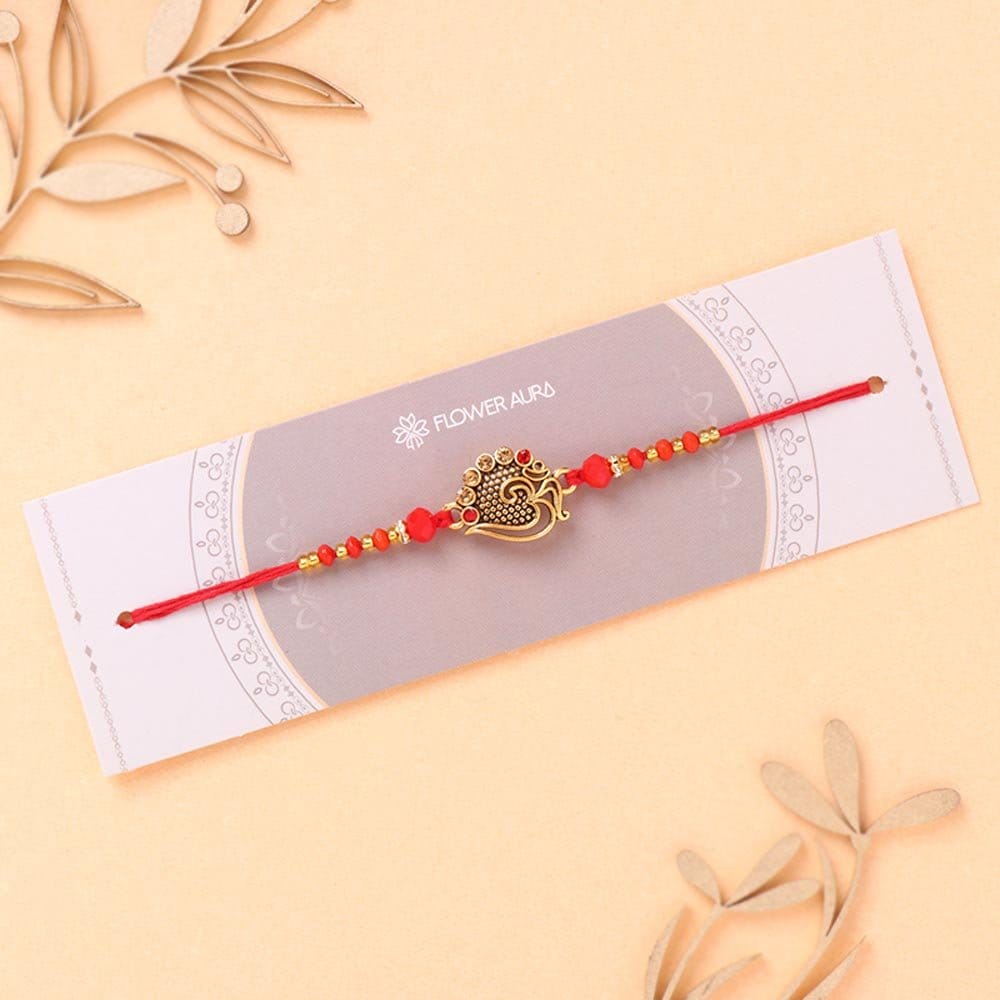Beaded Om Rakhi