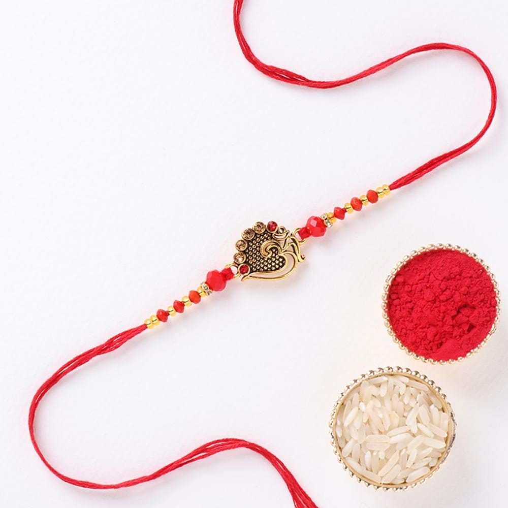 Beaded Om Rakhi
