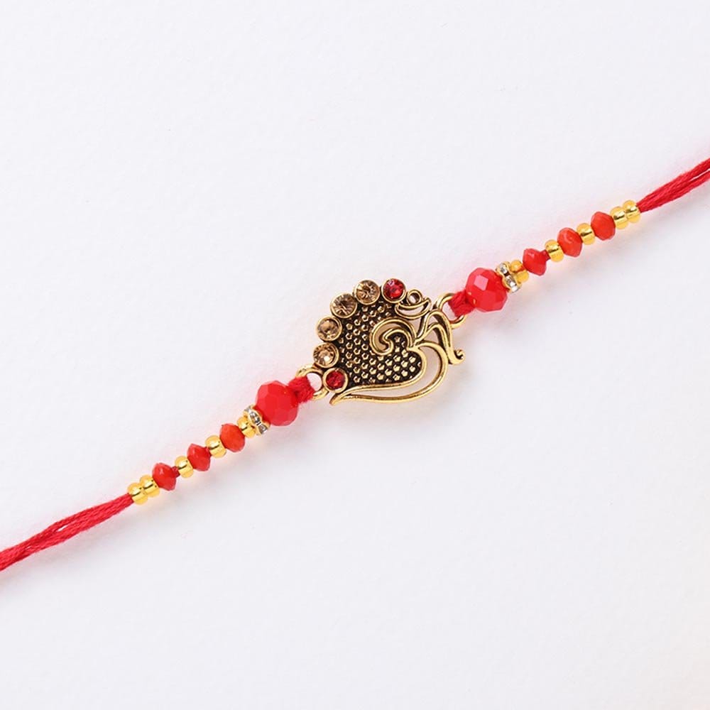 Beaded Om Rakhi