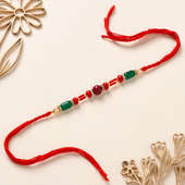 Traditional Beaded Pearl Rakhi