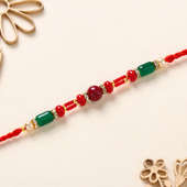 Traditional Beaded Pearl Rakhi