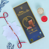 Beaded Rakhi With Dark Chocolate