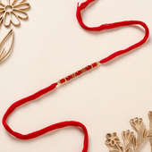 Beaded Red Rakhi