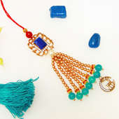 Beads Latkan Lumba Rakhi For Bhabhi