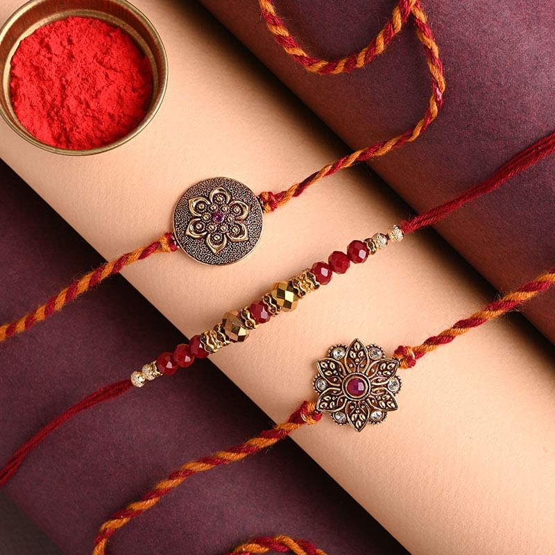Beads N Ornate Design Rakhi