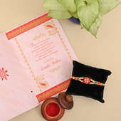 Beads Rakhi Card Online