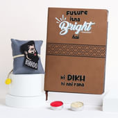 Beardo Bro Rakhi With Diary
