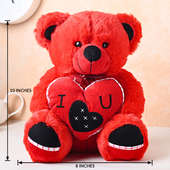 Buy Beary Much Love Medium 10 Inch for Teddy Day