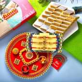 Beatific Rakhi Thali