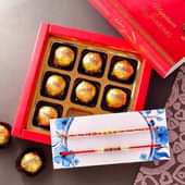 Beautiful Beaded Rakhi Combo - Rakhi Gifts to USA