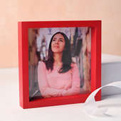 Love Box With Photo Frame - Anniversary Personalised Gift