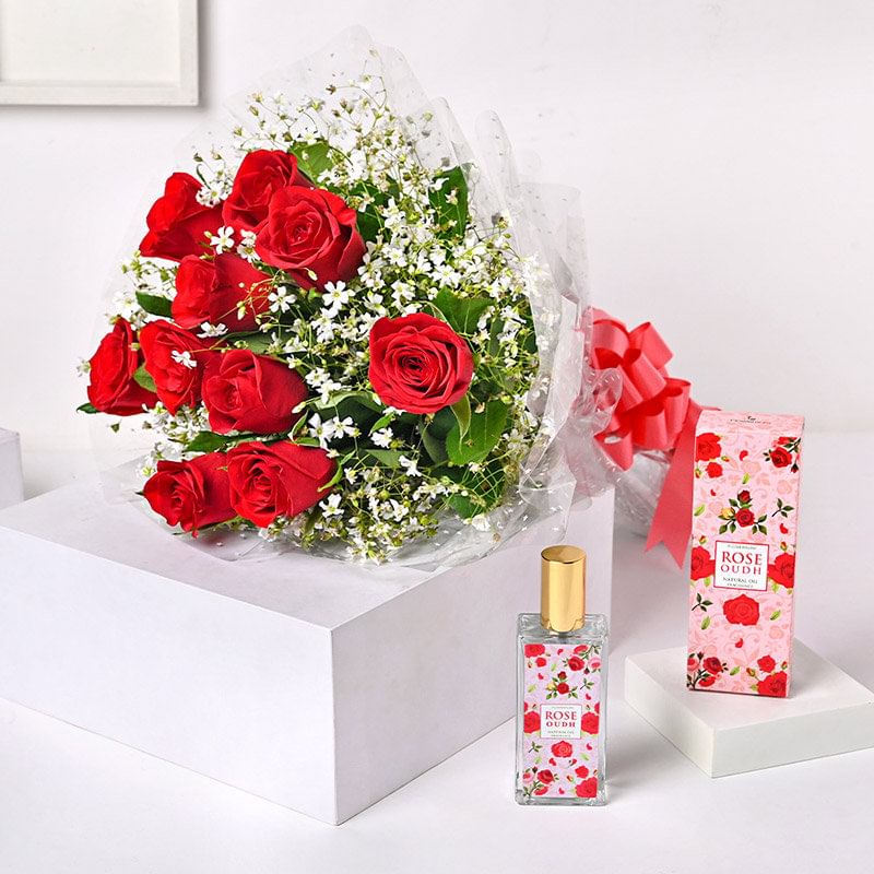 Beautiful Passion Bouquet: Buy Flower Bouquet Online