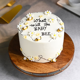 Bee Baby Shower Cake